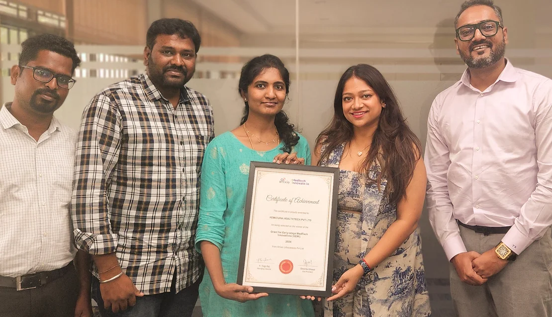 Artixio Recognizes Femicura Healthtech as GEMi Grant Winner for Innovative Medtech Solutions